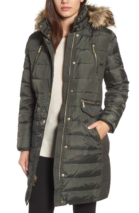 michael kors parka women's.